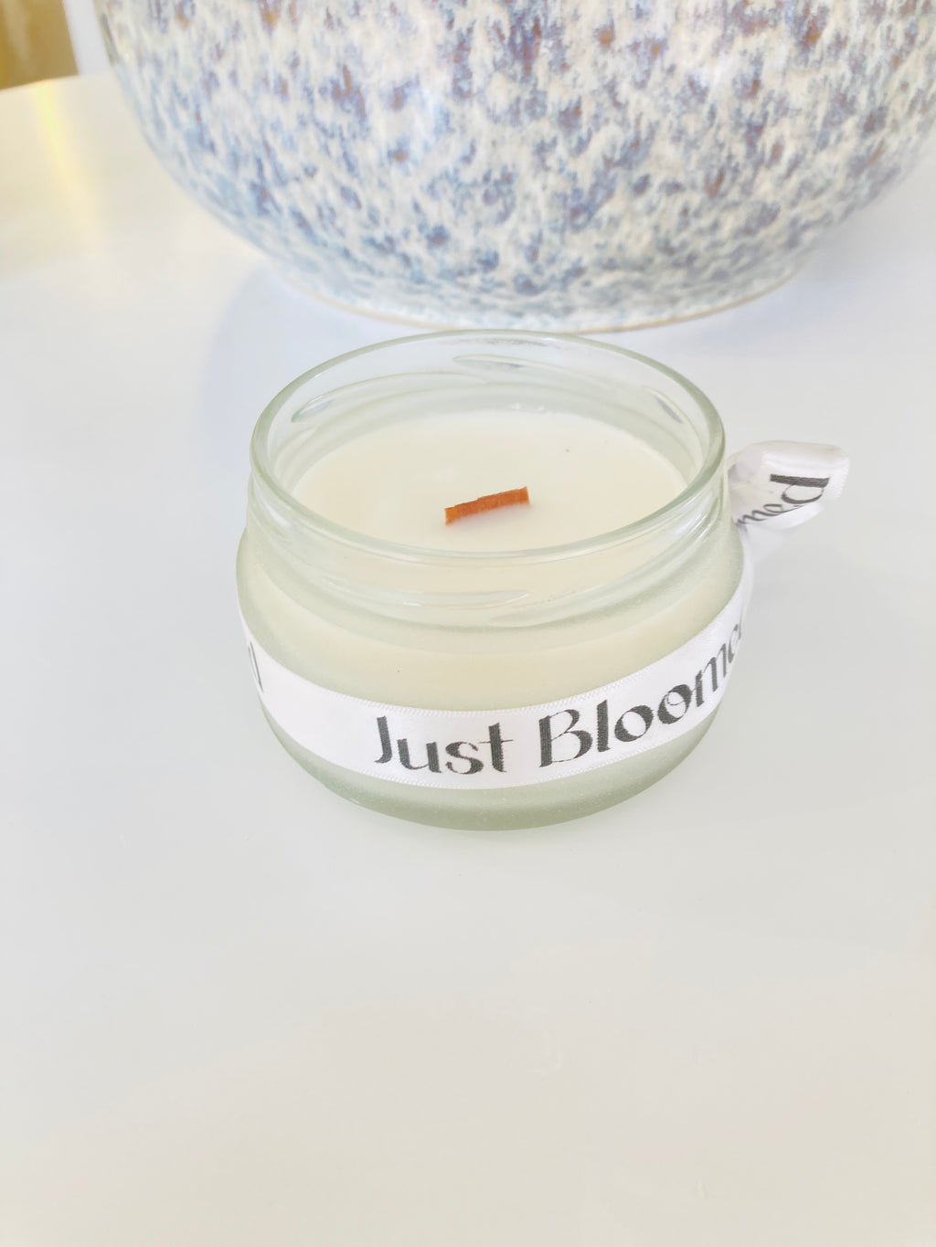 Rose Geranium Scented Soy Candle