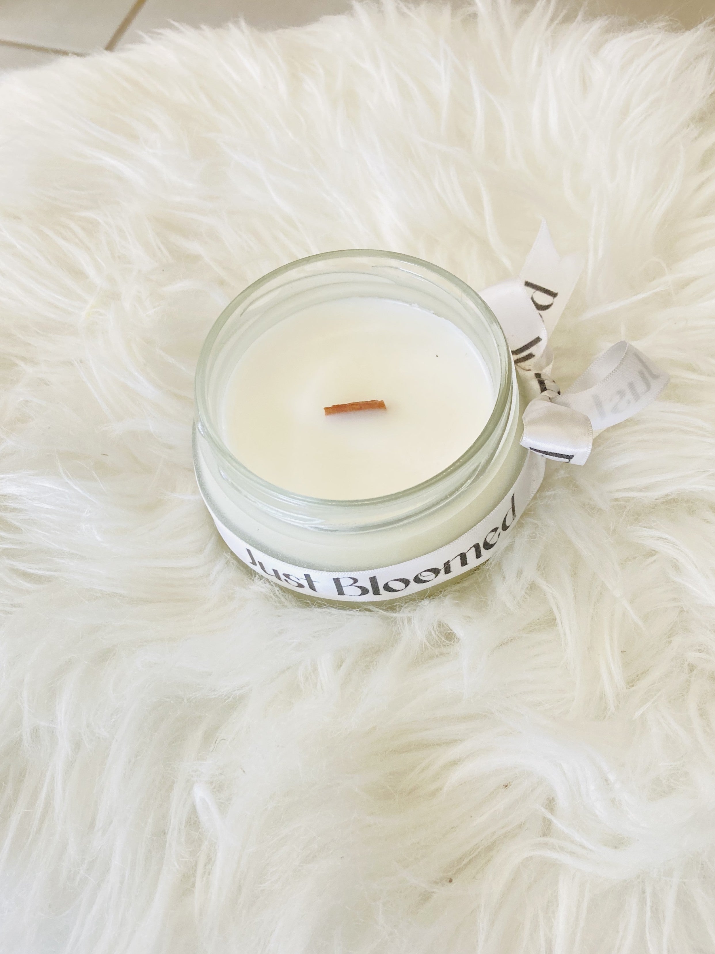Rose Geranium Scented Soy Candle