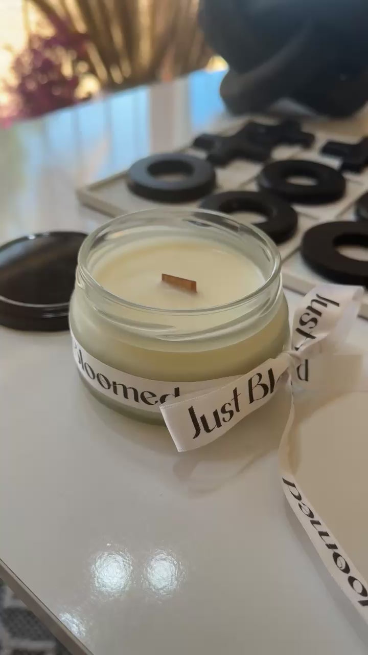 Rose Geranium Scented Soy Candle